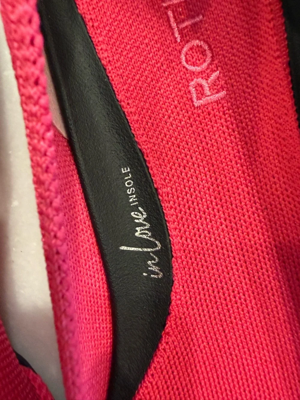 Rothy's Women’s Flats The Knot Point II Starfish Pink “In Love Sole” Sz 9 NEW - Picture 11 of 12